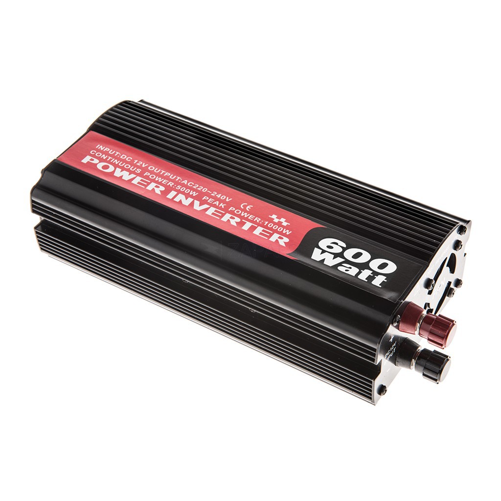 Manufacturer wholesale full power vehicle inverter 12V transfer 220V 600W correction wave.