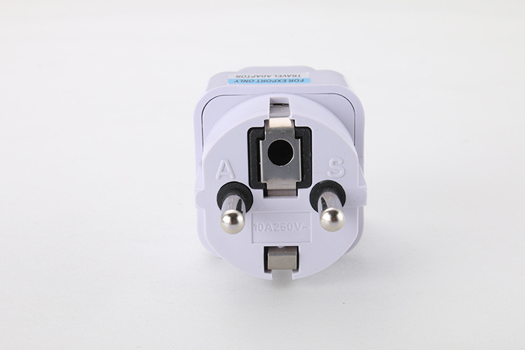 German Standard Conversion Plug Travel Europlug European Standard Multi-Functional Socket French Korean Russian Plug