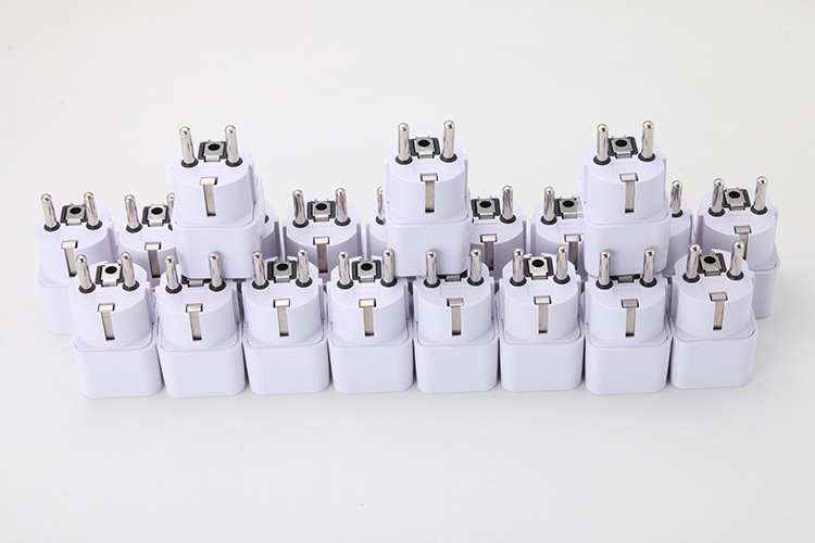 German Standard Conversion Plug Travel Europlug European Standard Multi-Functional Socket French Korean Russian Plug