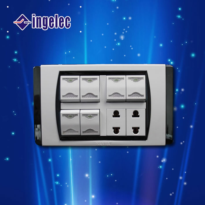V8 Series Switch Four Open Two Plug European Multi-Functional Socket Single Dual-Control Switch, Wholesale V8 Series Switch Four Open Two Plug European Multi-Functional Socket Single Dual-Control Switch, Wholesale
