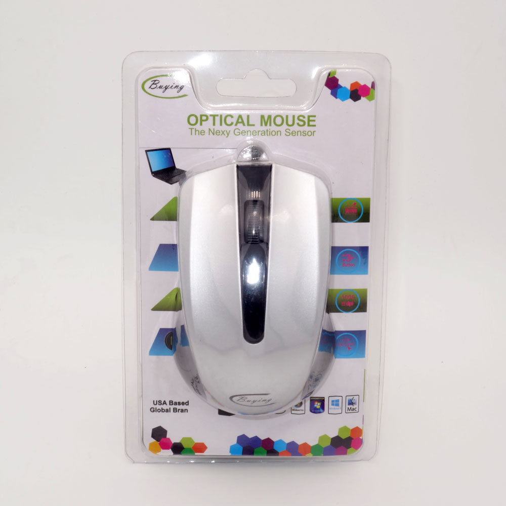 Cross-Border Supply Baiying Wired Mouse Laptop Desktop Computer Mouse Home Office Lightweight Photoelectric Mouse