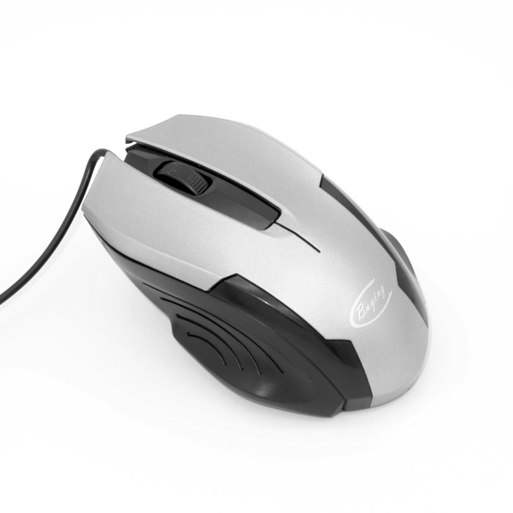 Mouse Cross-Border Hot Selling Baiying Computer Mouse USB Wired Mouse Home Office Photoelectric Mouse Spot Wholesale