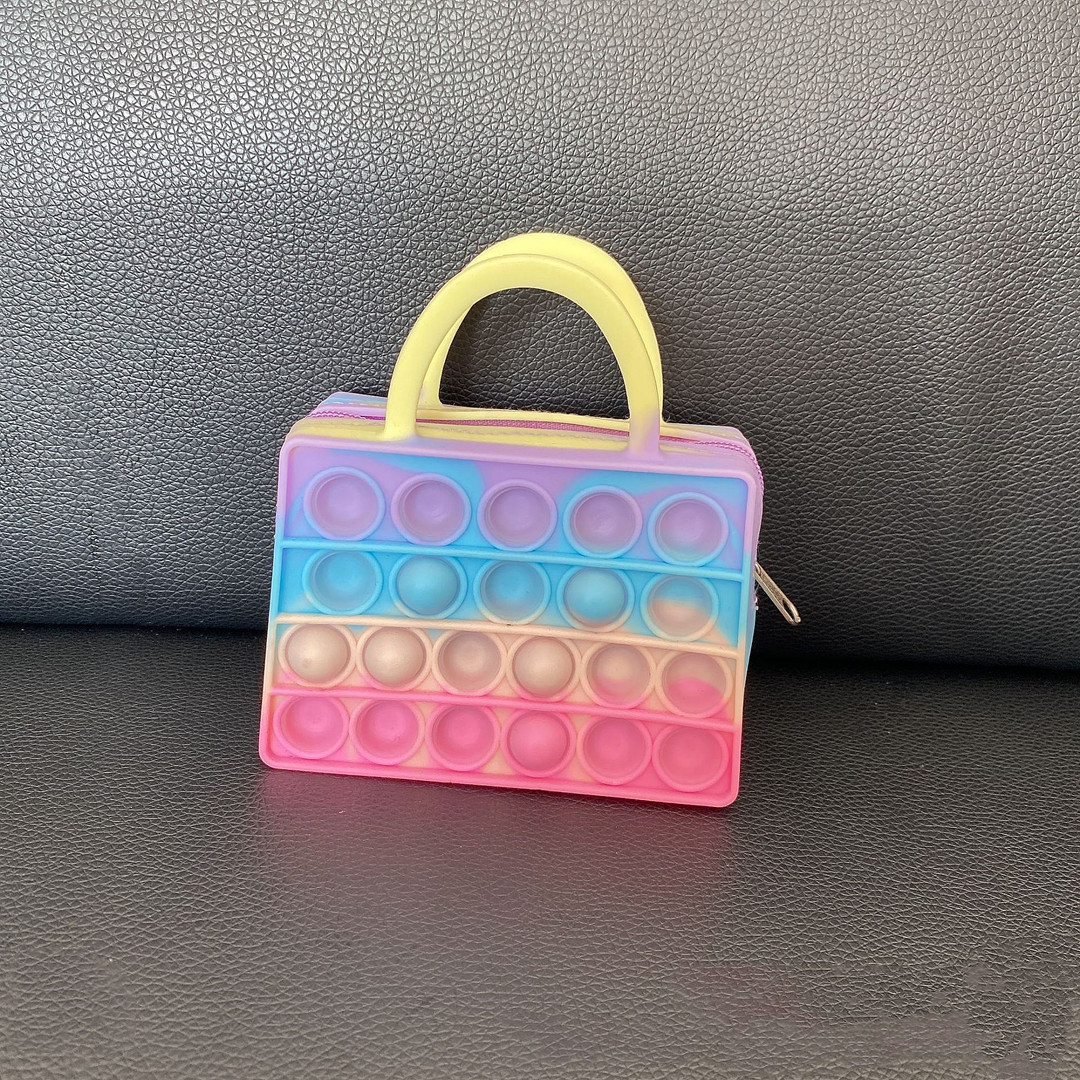 Cross-Border Hot Mouse Killer Pioneer Cute Girl Small Handbags Silicone Portable Coin Purse Decompression Toy