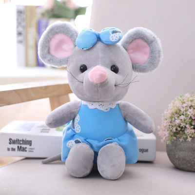 Factory direct sales of creative cartoon plush toys mouse dolls boutique capture machine wedding dolls cute mice