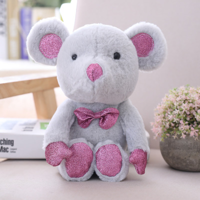 Factory direct sales of creative cartoon plush toys mouse dolls boutique capture machine wedding dolls cute mice