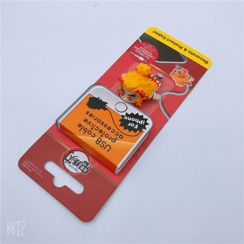 Kimetsu No Yaiba USB Cable Protection Sleeve Tanjirou Mi Dou Yiyong Shan Yi Ghost Destroy Doll Doll Kimetsu No Yaiba USB Cable Protection Sleeve Tanjirou Mi Dou Yiyong Shan Yi Ghost Destroy Doll Doll