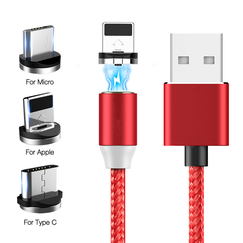 Data Cable Fast Charging USB ThreeinOne MultiFunction Mobile Phone Charging Cable Android round Head Magnet Line Data Cable Fast Charging USB ThreeinOne MultiFunction Mobile Phone Charging Cable Android round Head Magnet Line