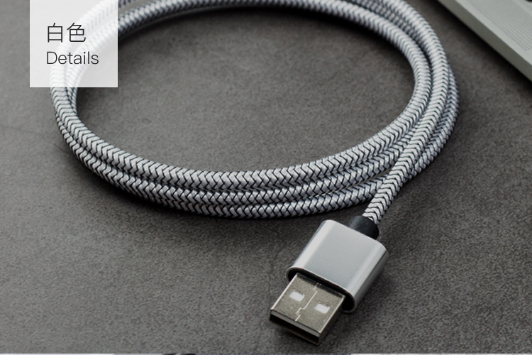 Dragon Design Braided USB Cable for Apple Phone Charger Android Type C MicroUSB Fast Charge Line