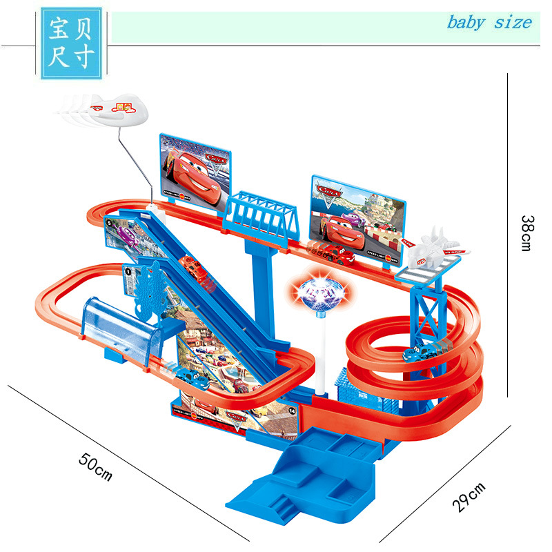 Electric Rotating Car Story Assembly Educational Parent-Child Toy Children's Rail Car with USB Cable Toy Car Electric Rotating Car Story Assembly Educational Parent-Child Toy Children's Rail Car with USB Cable Toy Car