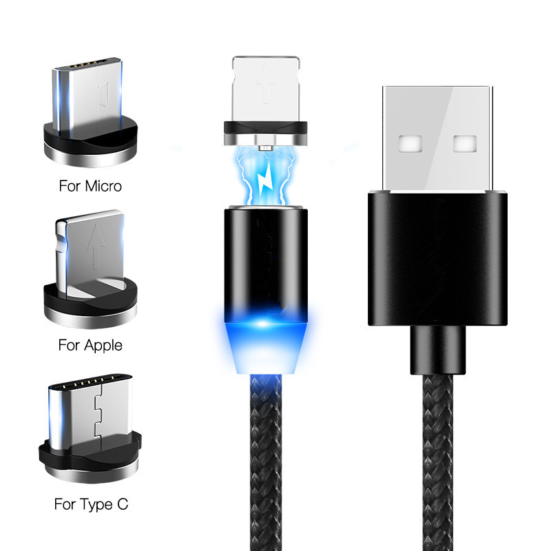 Popular Magnetic Sucker Data Cable Fast Charge USB ThreeinOne MultiFunction Phone Charger Android round Head Magnet Line Popular Magnetic Sucker Data Cable Fast Charge USB ThreeinOne MultiFunction Phone Charger Android round Head Magnet Line