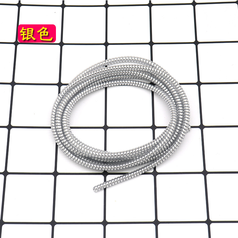 s 14 M Electroplating Data Cable Protection Rope Protection Line USB Cable Protection Sleeve Winding Spring Rope