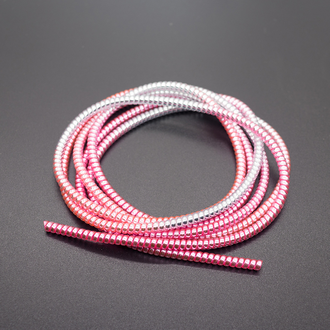 s 14 M Electroplating Data Cable Protection Rope Protection Line USB Cable Protection Sleeve Winding Spring Rope