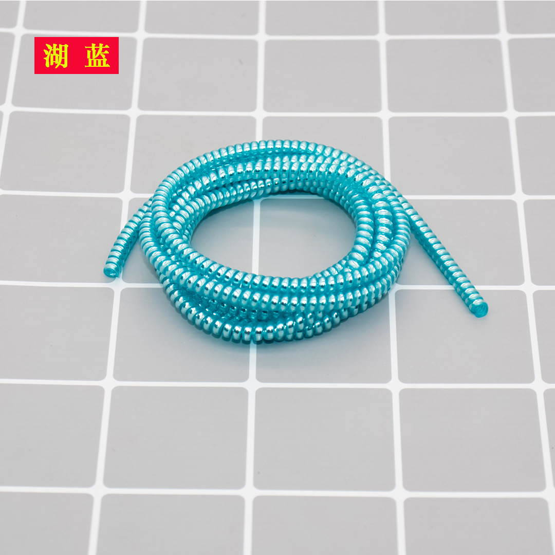 s 14 M Electroplating Data Cable Protection Rope Protection Line USB Cable Protection Sleeve Winding Spring Rope