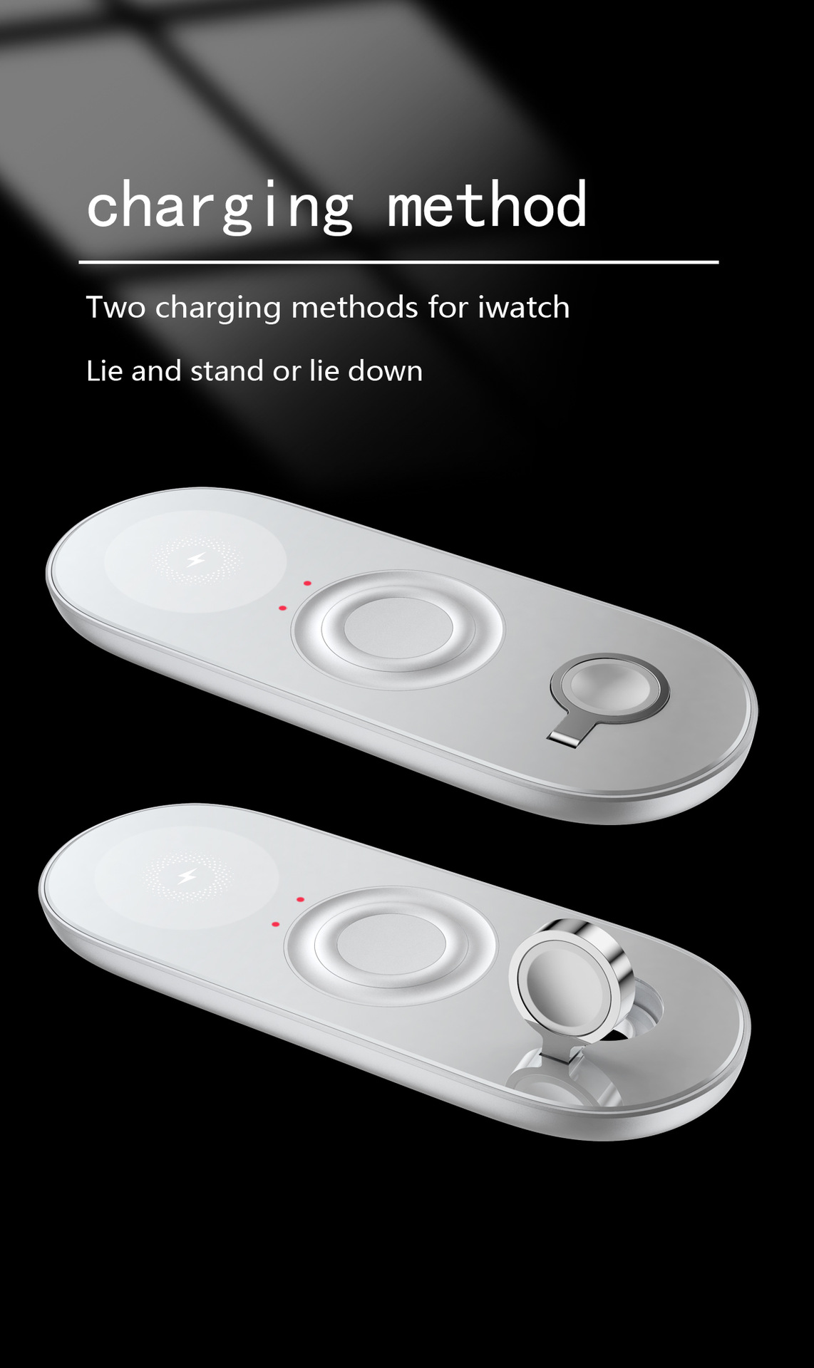 New Private Model Wireless Charger Five-in-One 15W Fast Charge Qi Suitable for Huawei Apple Samsung Watch V6
