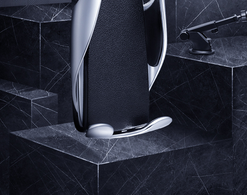 Cross-Border S5 Bracket Intelligent Infrared Sensor Car Wireless Charger TikTok Same Style on-Board Bracket Custom Logo
