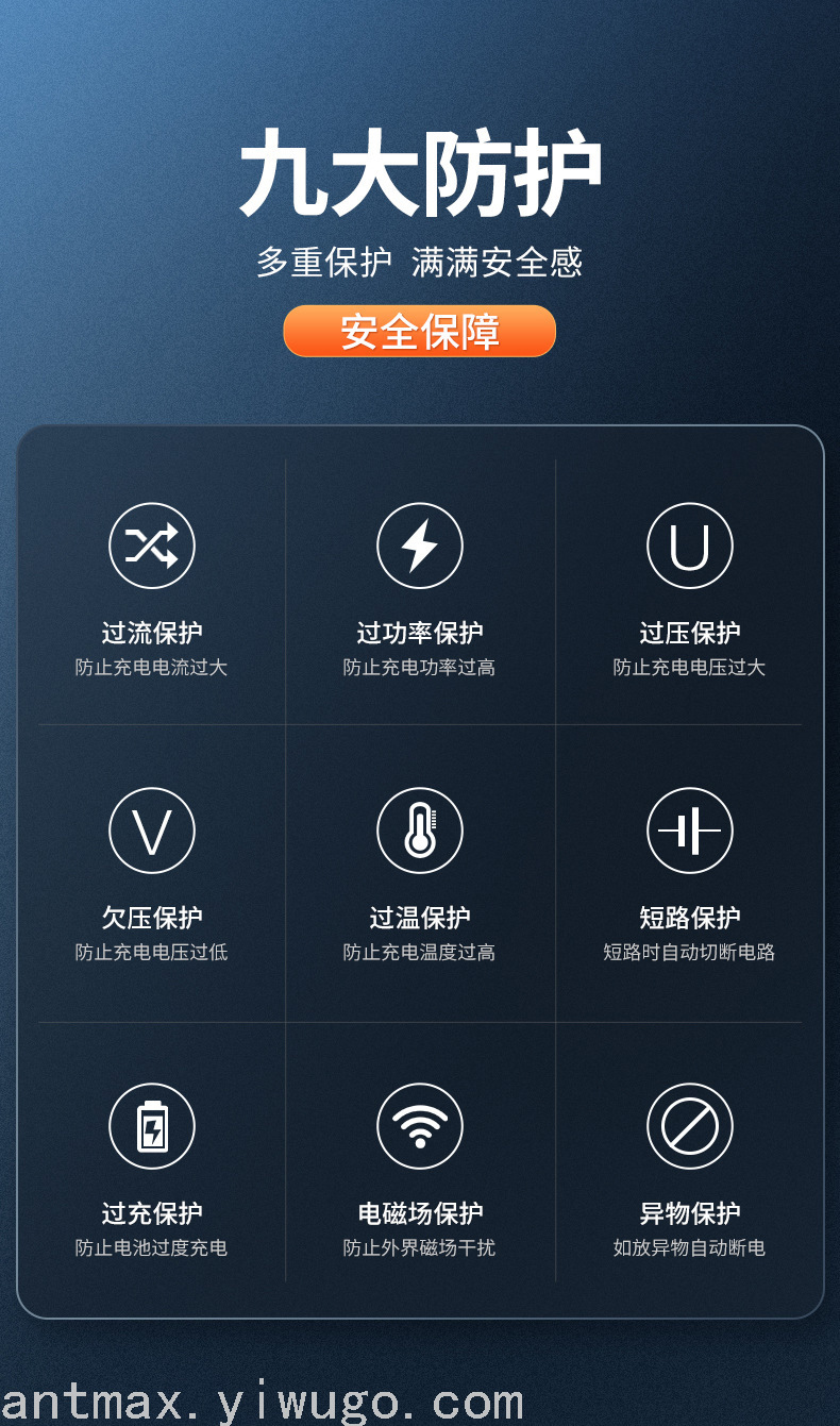 15W Original Authentic Smart Induction on-Board Bracket Wireless Charger Apple Android Phone Universal Fast Charge Ant