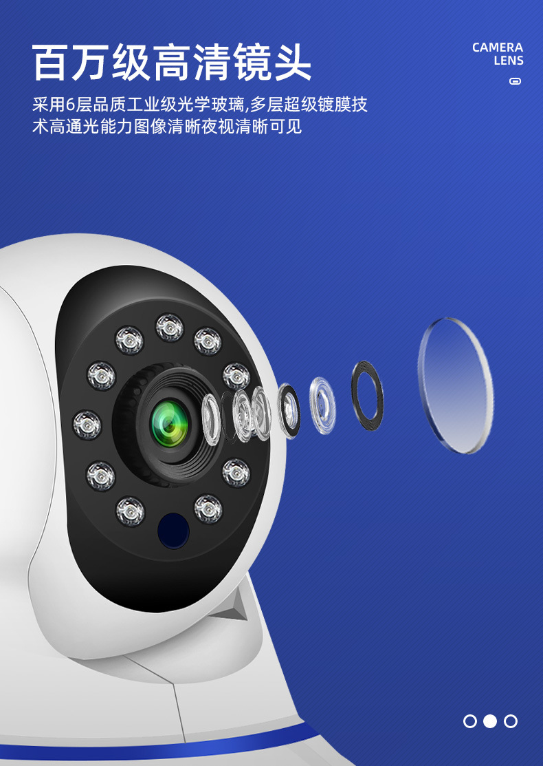 Tenganda Wireless Surveillance Camera Mobile Phone Remote WiFi Network HD Night Vision Home Monitor Control Home Tenganda Wireless Surveillance Camera Mobile Phone Remote WiFi Network HD Night Vision Home Monitor Control Home