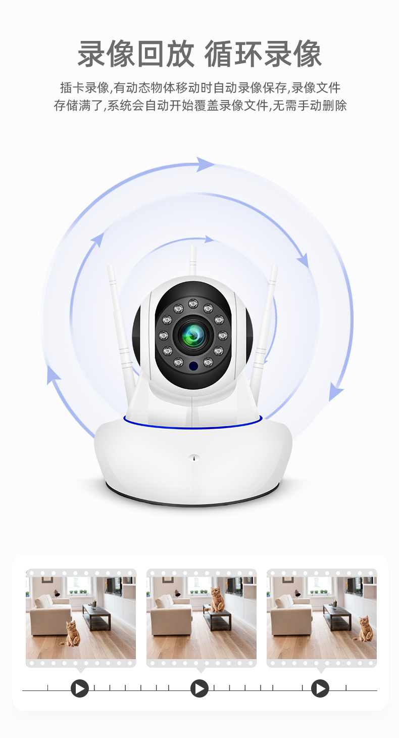 Tenganda Wireless Surveillance Camera Mobile Phone Remote WiFi Network HD Night Vision Home Monitor Control Home Tenganda Wireless Surveillance Camera Mobile Phone Remote WiFi Network HD Night Vision Home Monitor Control Home