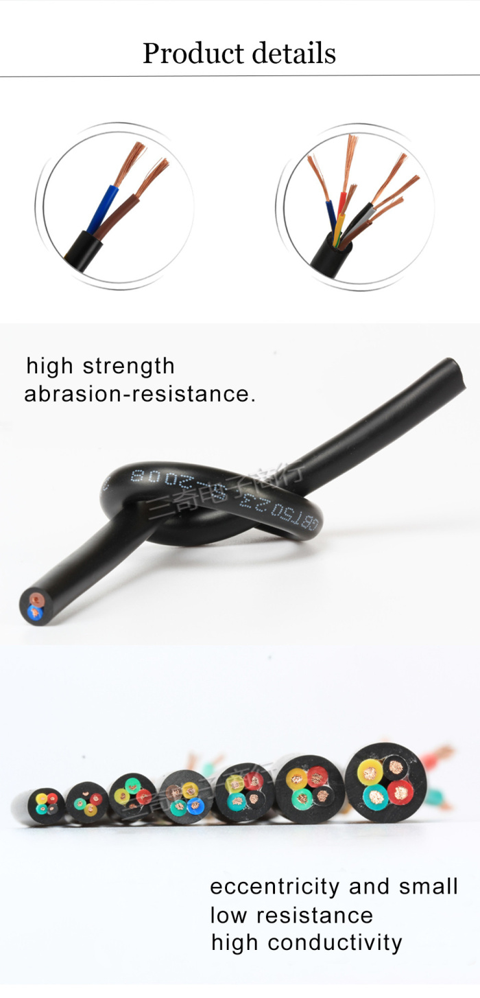 RVV-4*0.3-1.0square Soft Sheathed Cable Control Power Line Monitor Cord Copper Electronic Wire Conductor pvc RVV-4*0.3-1.0square Soft Sheathed Cable Control Power Line Monitor Cord Copper Electronic Wire Conductor pvc