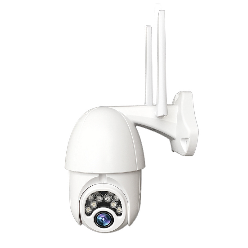 Dual-Light Night Vision Ball Machine Camera WiFi Smart Monitor Two-Way Voice Intercom PTZ Control V380 App