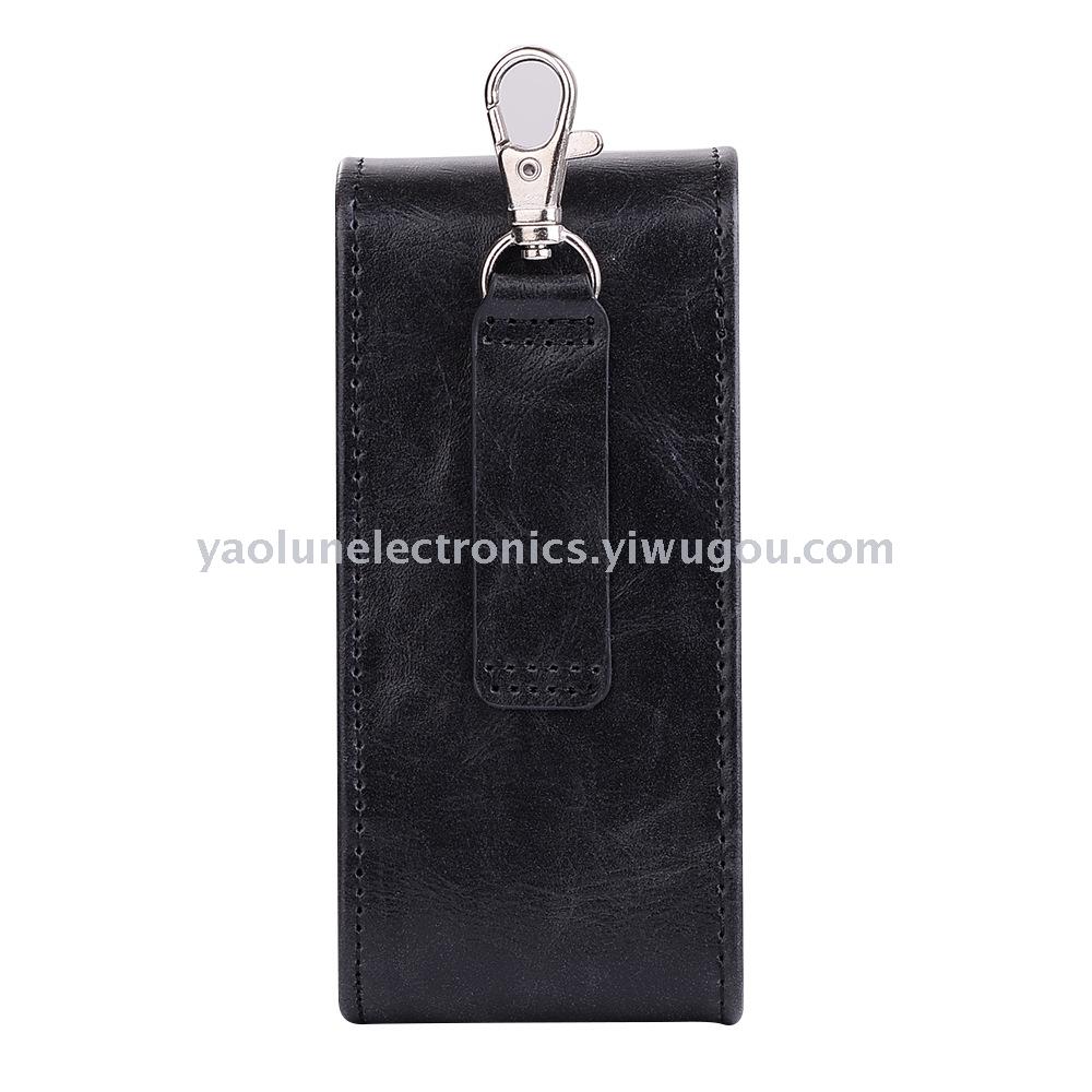 Japanese fashion section hanging money iqos leather electronic cigarette oil wax crazy pattern leather bag Japanese fashion section hanging money iqos leather electronic cigarette oil wax crazy pattern leather bag