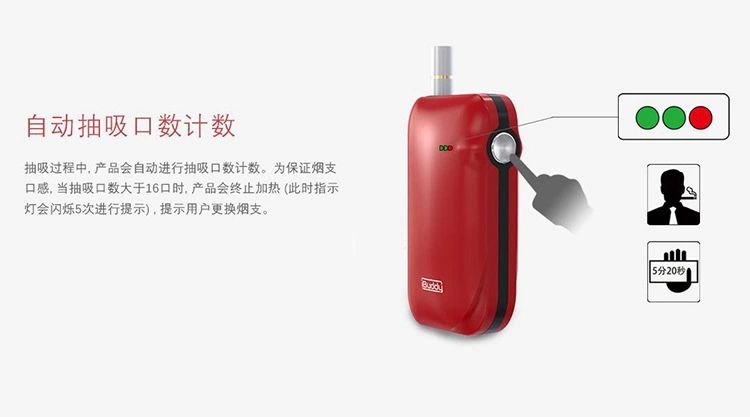 Bodi iBuddy i1 electronic cigarette mainframe box IQOS smoke bomb general replacement.