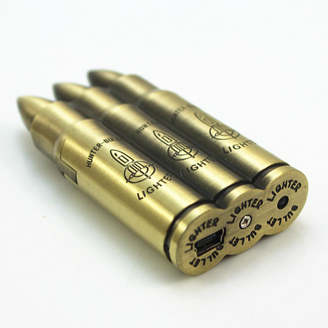 Three bullets USB rechargeable electronic cigarette lighter wholesale creative Yanju lighter wholesale Three bullets USB rechargeable electronic cigarette lighter wholesale creative Yanju lighter wholesale