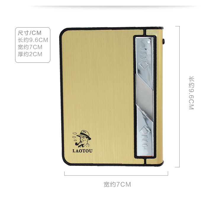 The old man card 10 pack USB rechargeable electronic cigarette lighter smoking cigarette lighter