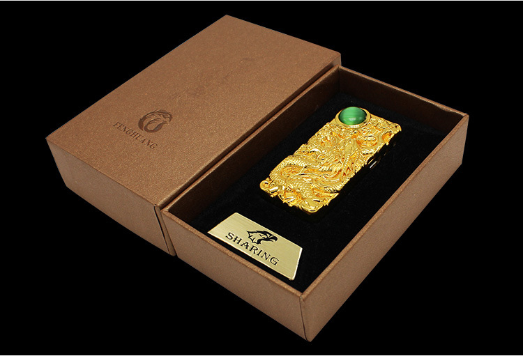 S02 relief dragon ball USB double charging electronic cigarette lighter lighter mixed batch mixing