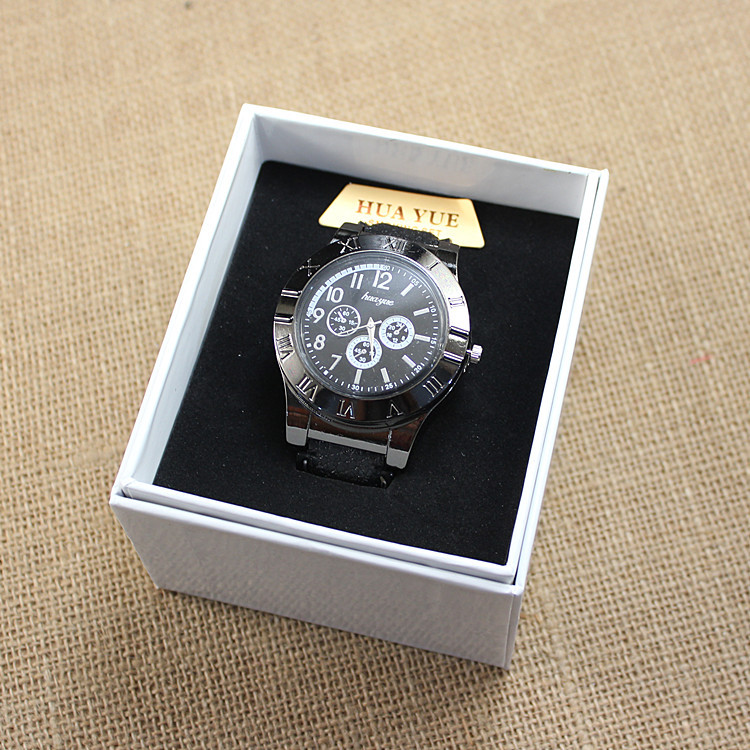 The new supply boxed Huayue watches USB rechargeable electronic cigarette lighter lighter wholesale