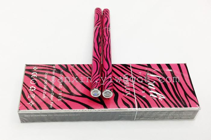 Red Zebra print new Luli LULI CACA France champagne disposable electronic cigarette wholesale