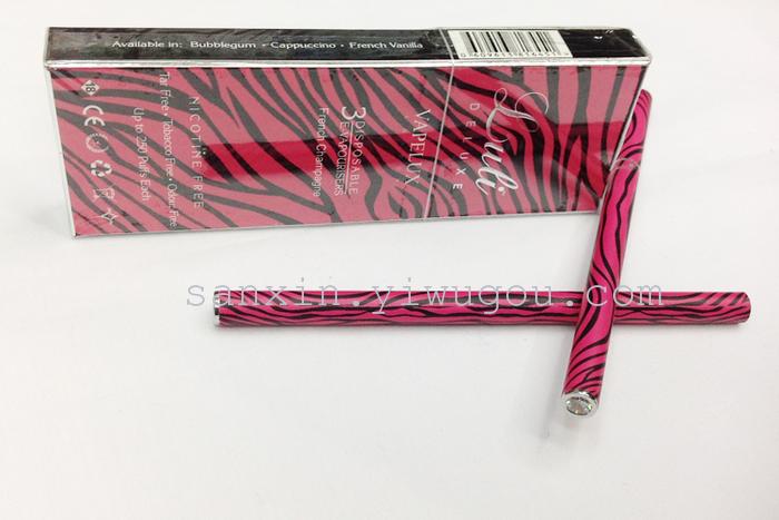 Red Zebra print new Luli LULI CACA France champagne disposable electronic cigarette wholesale