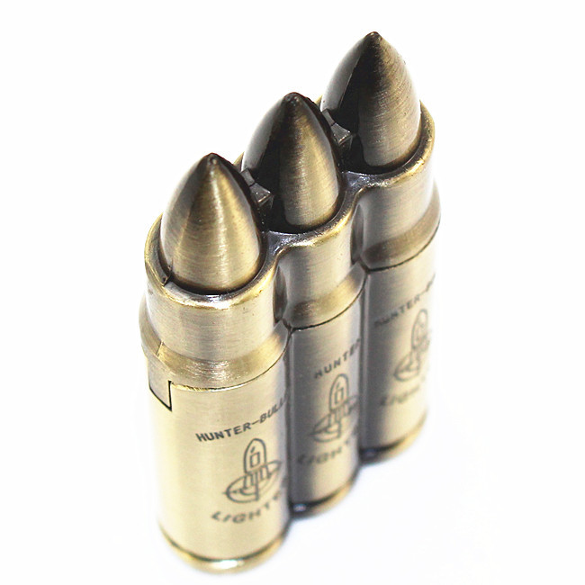Three bullets Yiwu creative USB rechargeable electronic cigarette wholesale smoking accessories lighters Three bullets Yiwu creative USB rechargeable electronic cigarette wholesale smoking accessories lighters