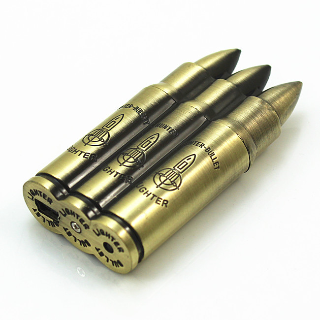 Three bullets Yiwu creative USB rechargeable electronic cigarette wholesale smoking accessories lighters Three bullets Yiwu creative USB rechargeable electronic cigarette wholesale smoking accessories lighters