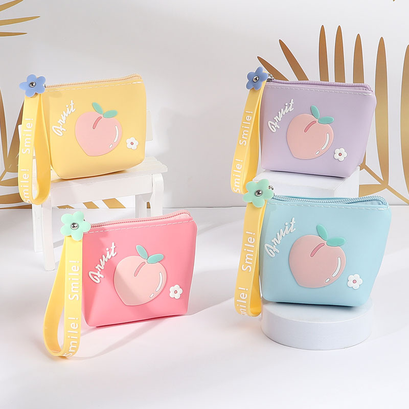 Silicone Coin Purse 2021 New Student Small Bag Zip Key Bag Card Holder Earphone Bag Gift Mini Wallet for Women Silicone Coin Purse 2021 New Student Small Bag Zip Key Bag Card Holder Earphone Bag Gift Mini Wallet for Women