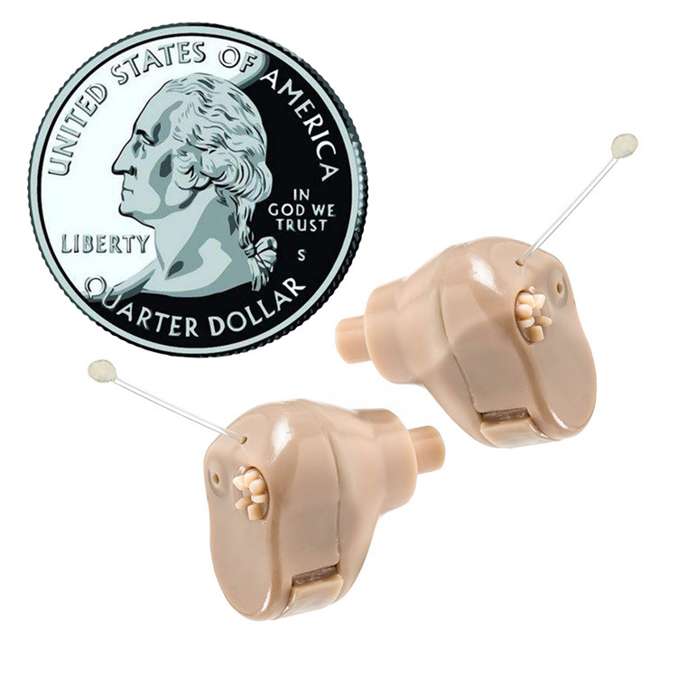 Factory Direct Sales Hot Hearing Aids Invisible in-Ear Hearing Aid Earphone Sound Amplifier Cross-Border English Version