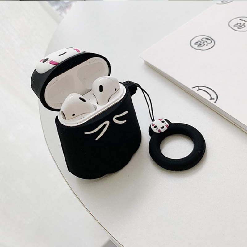 AirPods Protective Case Bear Apple Bluetooth Wireless Earphone Case Cartoon Cute Silica Gel Box Shell Applicable