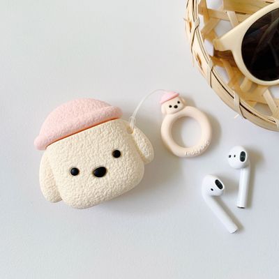 AirPods Protective Case Bear Apple Bluetooth Wireless Earphone Case Cartoon Cute Silica Gel Box Shell Applicable