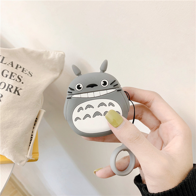AirPods Protective Case Bear Apple Bluetooth Wireless Earphone Case Cartoon Cute Silica Gel Box Shell Applicable