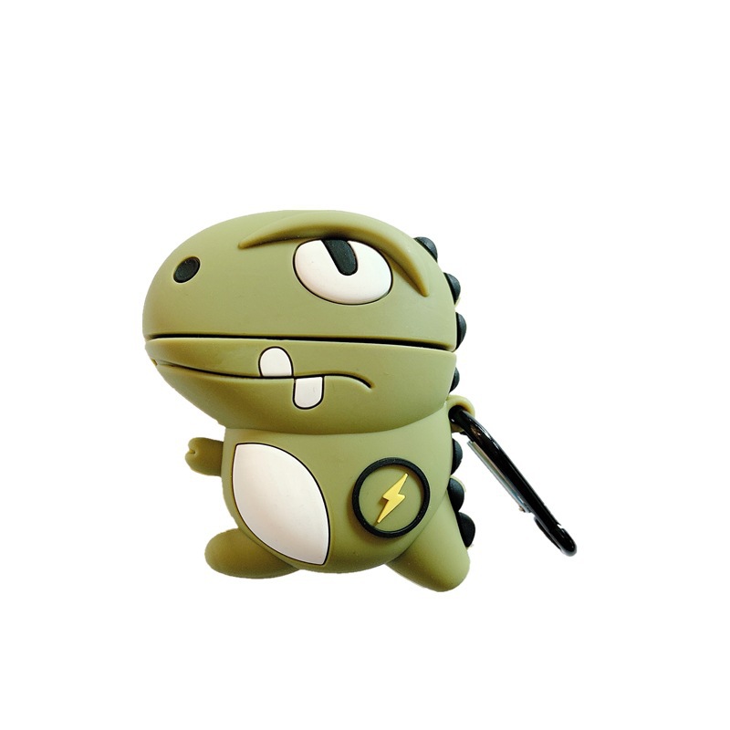 AirPods Protective Case Bear Apple Bluetooth Wireless Earphone Case Cartoon Cute Silica Gel Box Shell Applicable