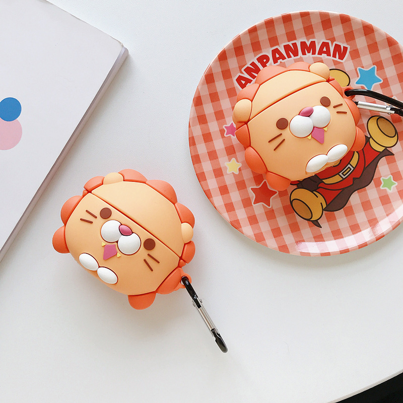 AirPods Protective Case Bear Apple Bluetooth Wireless Earphone Case Cartoon Cute Silica Gel Box Shell Applicable