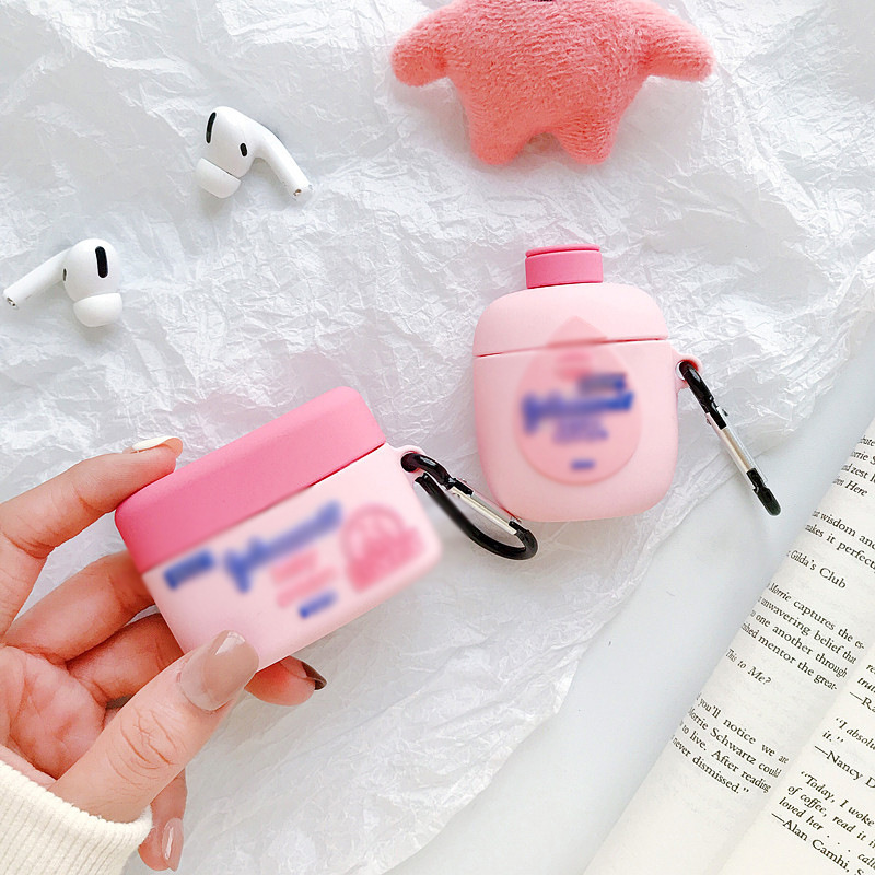 AirPods Protective Case Bear Apple Bluetooth Wireless Earphone Case Cartoon Cute Silica Gel Box Shell Applicable