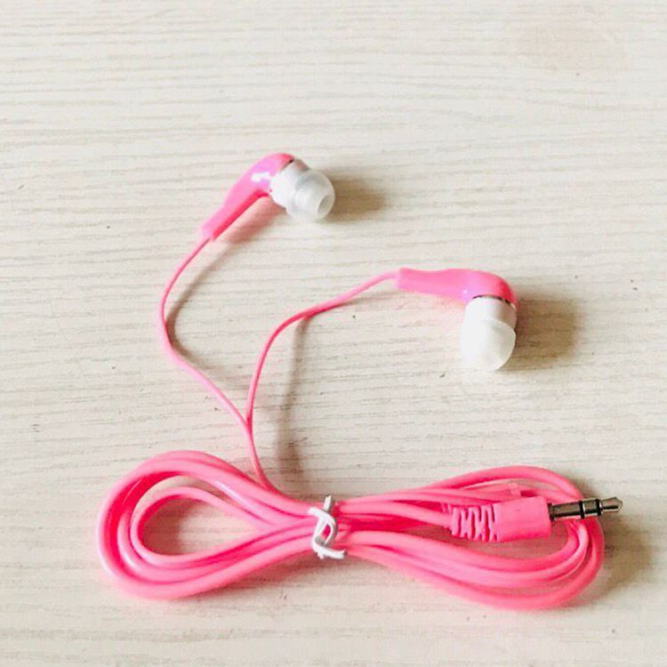 Fashion Colorful Transparent Crystal Cable Music Headset Gift Delivery 370 Gourd Head MP3 in-Ear Universal Earbuds