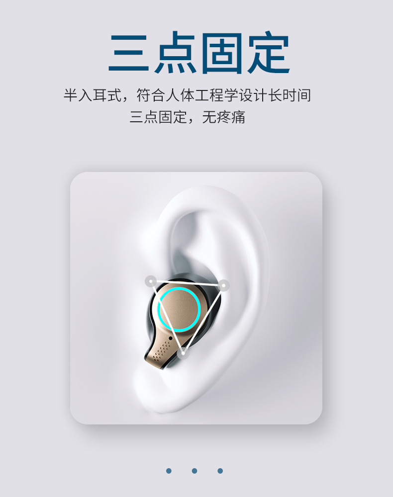 Aleksi M18 Cross-Border TWS Wireless Bluetooth Headset Dual Headphones in-Ear Mini Touch Sports Waterproof