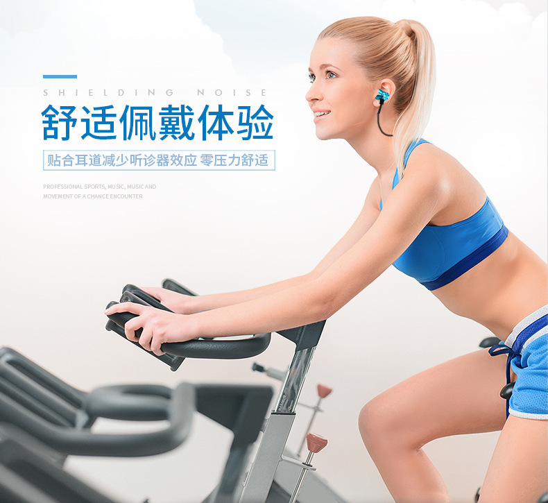 XT11 Magnetic Bluetooth Headset Sports in-Ear Neck Wireless Bluetooth Headset Binaural Cross-Border Gift Wholesale