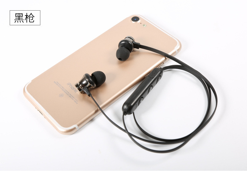 XT11 Magnetic Bluetooth Headset Sports in-Ear Neck Wireless Bluetooth Headset Binaural Cross-Border Gift Wholesale