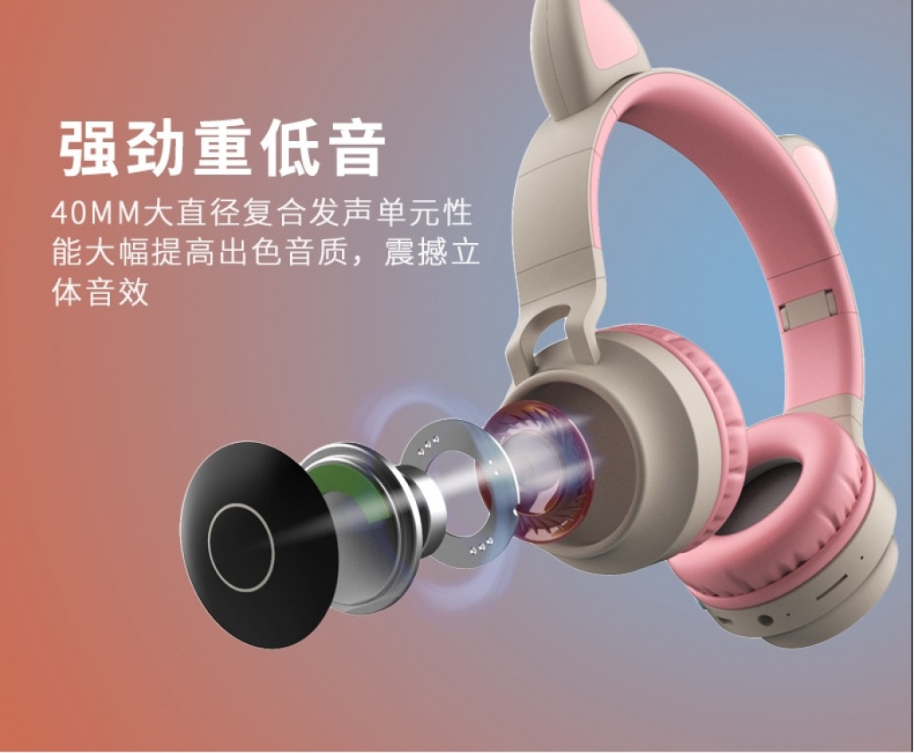 Headset Music Computer Game Ultra-Long Life Battery Bluetooth Headset