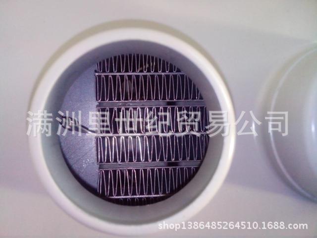 New 12V Car 24V Truck Electric Heating Defrost Demisting Fan Heater PTC Electric Heater Double Hole Heating Leg Warmer
