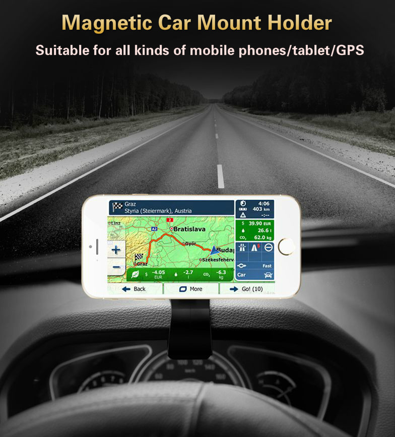 Mobile phone bracket instrument clamp car bracket instrument platform car navigation magnetic suction car bracket