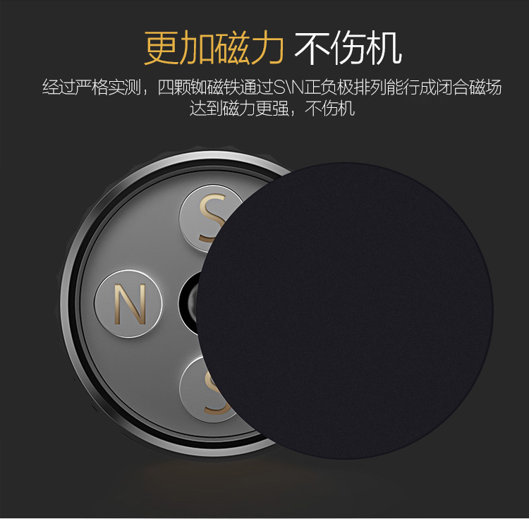 Car bracket mobile phone magnet air conditioning outlet magnetic phone folder car